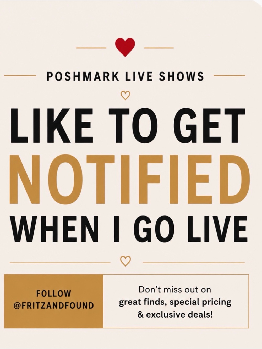 FritzandFound | Like for Show Notifications